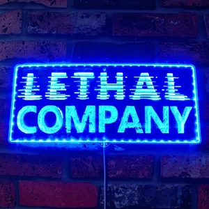 Lethal Company Logo RGB LED Sign