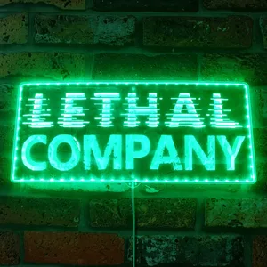 Lethal Company Logo RGB LED Sign
