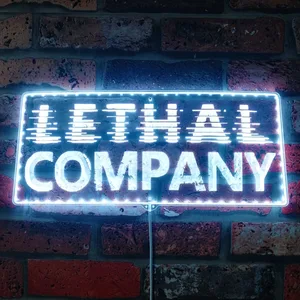 Lethal Company Logo RGB LED Sign