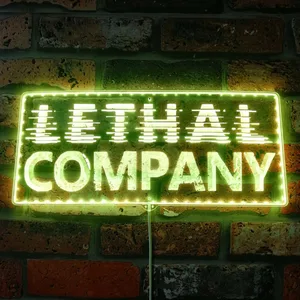 Lethal Company Logo RGB LED Sign