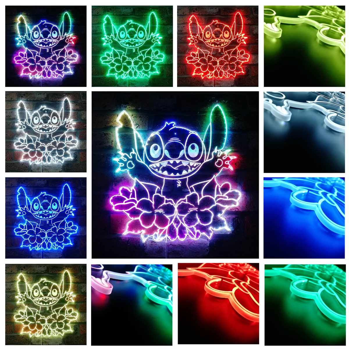 Lilo and Stitch Stitch RGB LED Sign