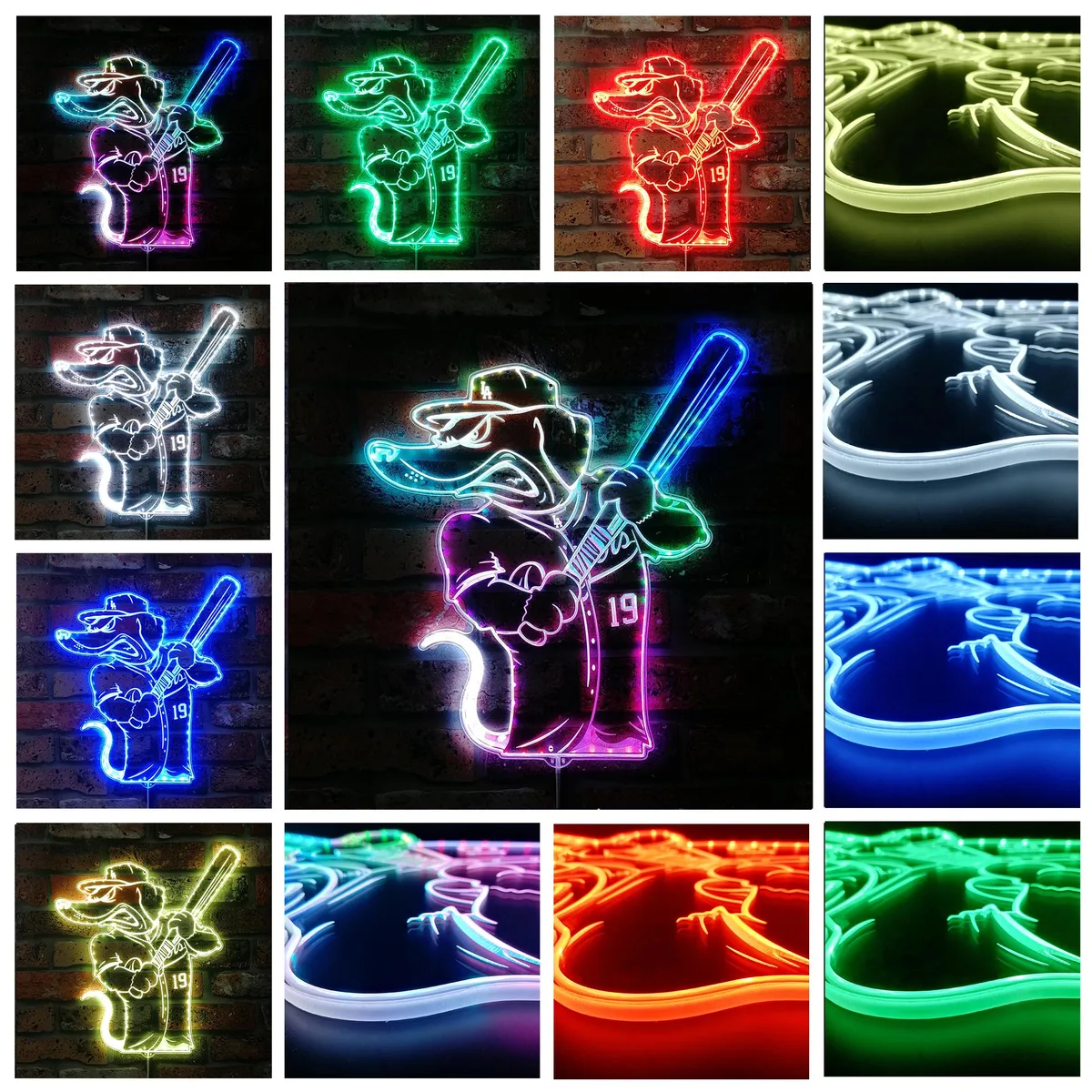Los Angeles Dodgers Bardown RGB LED Sign