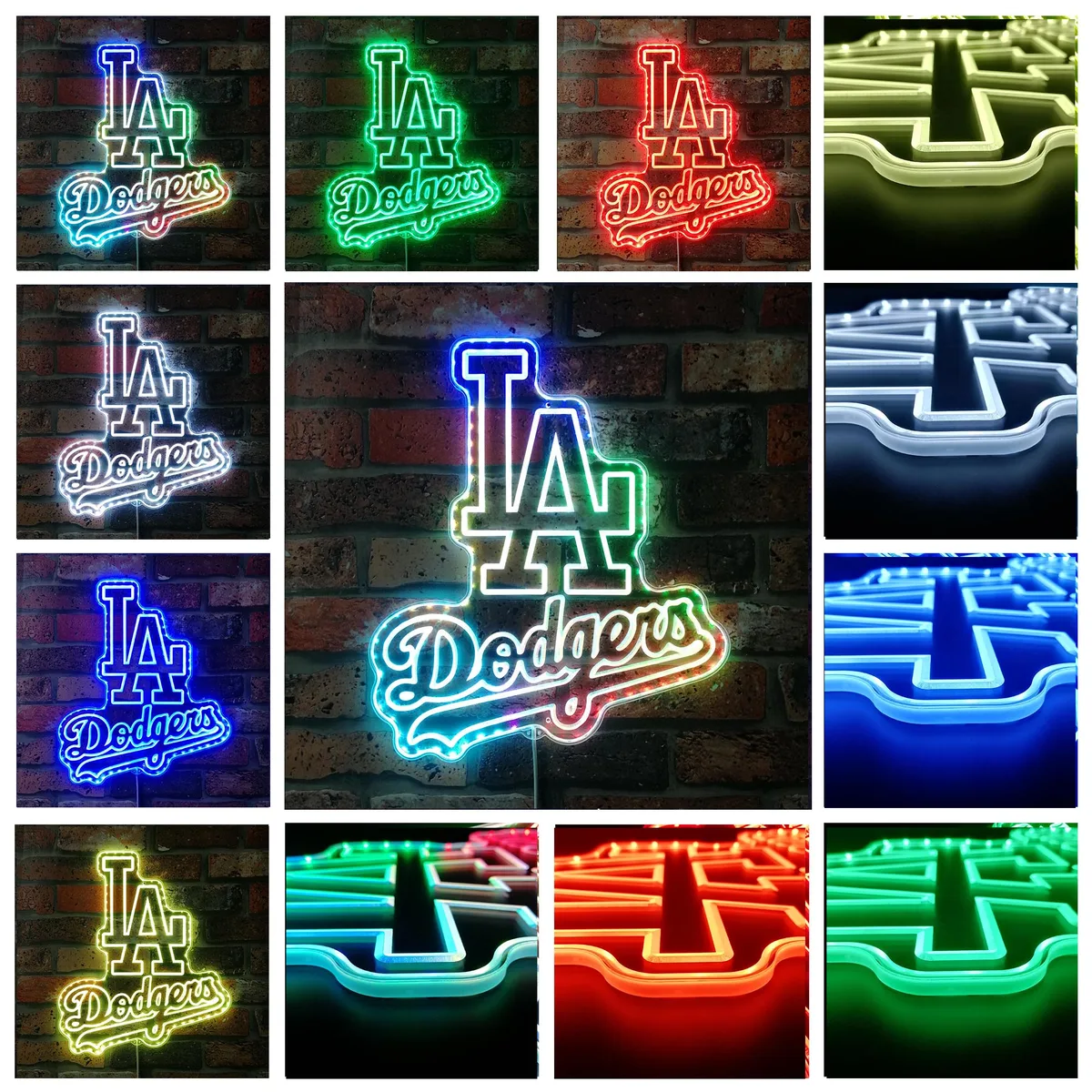 Los Angeles Dodgers Logo 5 RGB LED Sign