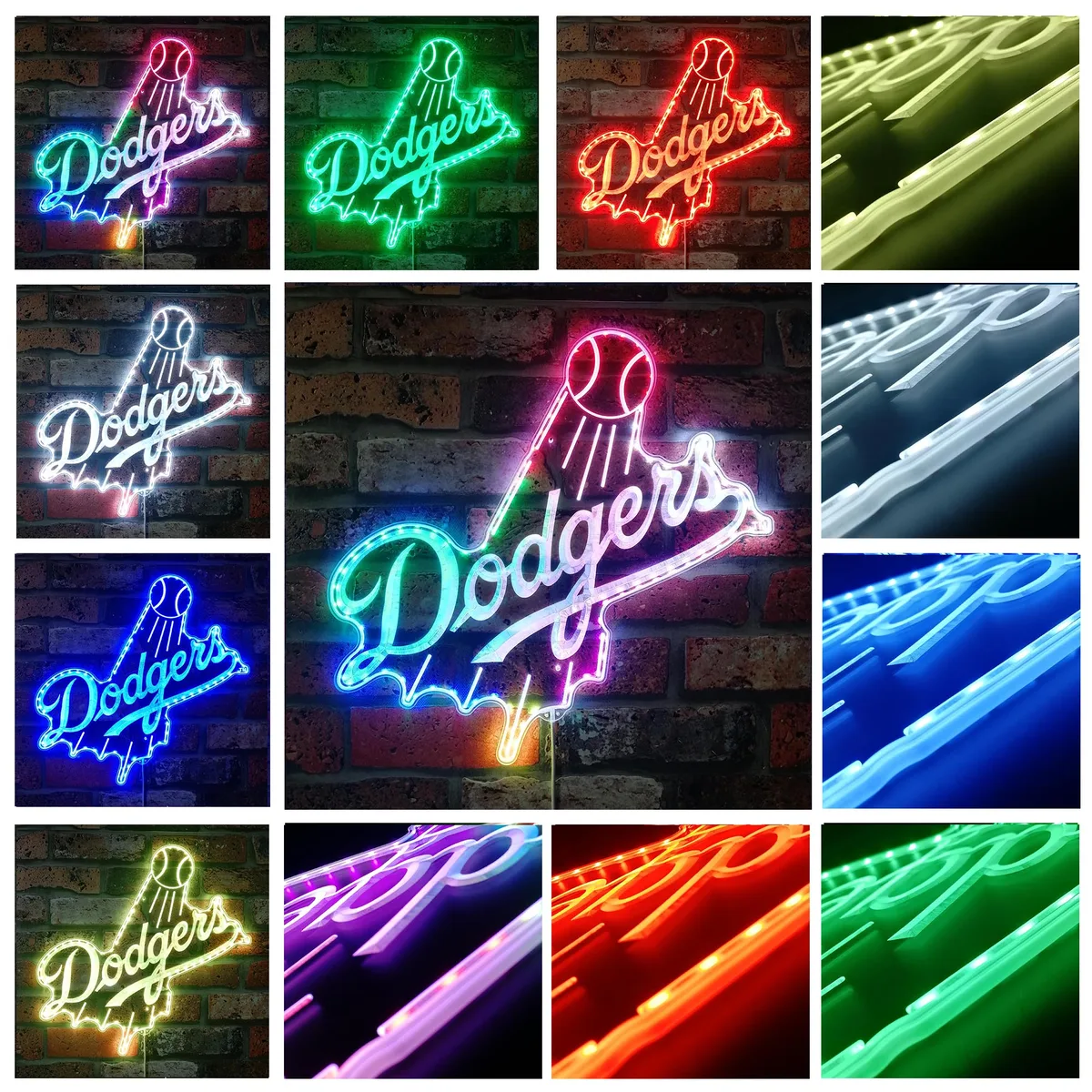 Los Angeles Dodgers Logo RGB LED Sign