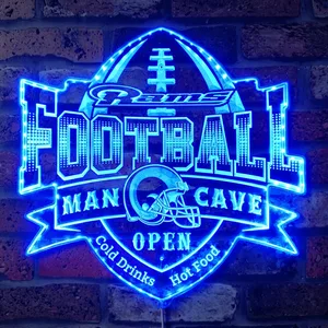Los Angeles Rams Man Cave RGB LED Sign