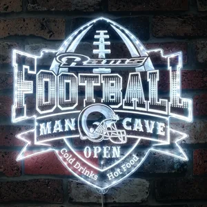 Los Angeles Rams Man Cave RGB LED Sign