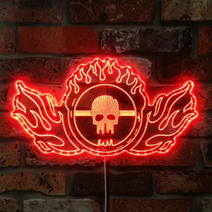 Mad Max Wasteland Skull RGB LED Sign