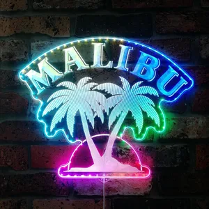 Malibu Logo RGB LED Sign