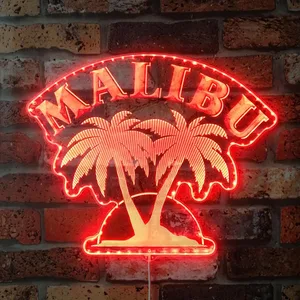 Malibu Logo RGB LED Sign