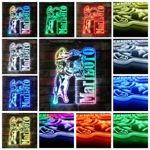 Marlboro Cowboy RGB LED Sign