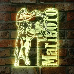 Marlboro Cowboy RGB LED Sign
