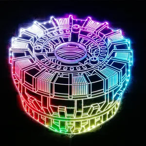 Marvel Tony Stark Arc Reactor RGB LED Sign
