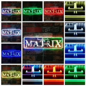 Matrix Logo RGB LED Sign