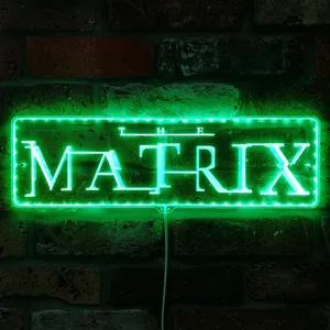 Matrix Logo RGB LED Sign