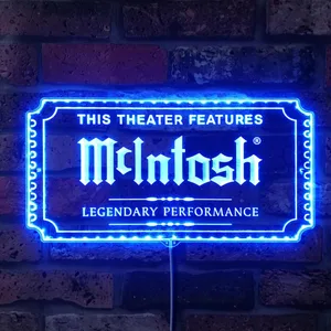 McIntosh Theater Sign RGB LED Sign