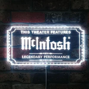McIntosh Theater Sign RGB LED Sign