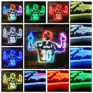 Messi Back RGB LED Sign