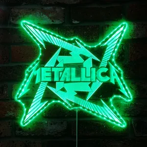 Metallica Logo RGB LED Sign