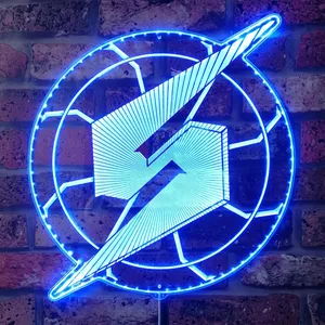 Metroid Prime Logo RGB LED Sign