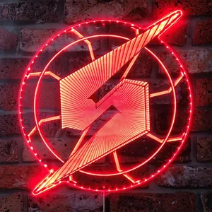 Metroid Prime Logo RGB LED Sign