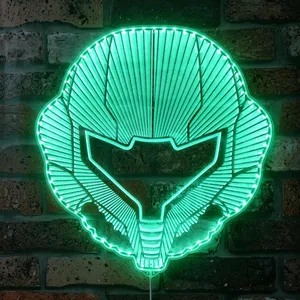 Metroid Samus RGB LED Sign