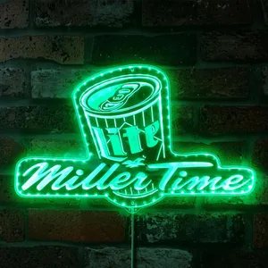 Miller Lite Miller Time RGB LED Sign