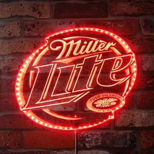Miller Lite True Pilsner RGB LED Sign