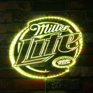 Miller Lite True Pilsner RGB LED Sign
