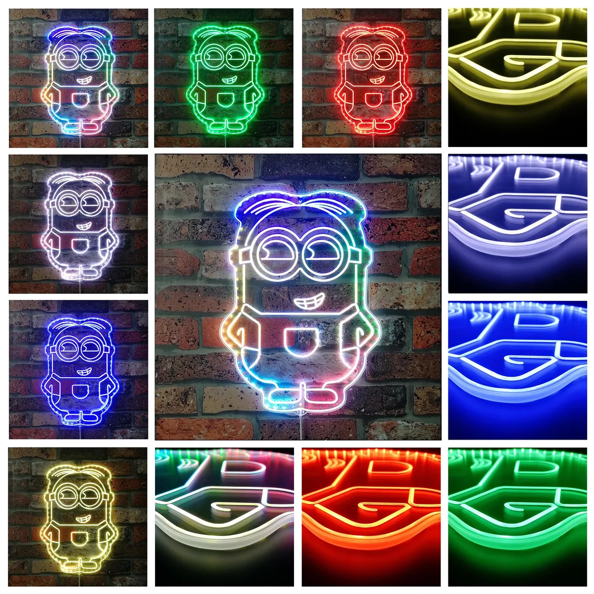 Minions Dave RGB LED Sign