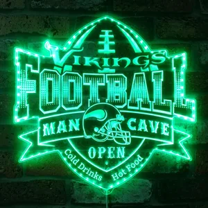 Minnesota Vikings Man Cave RGB LED Sign
