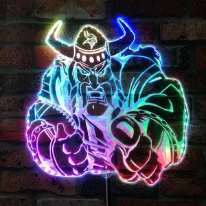 Minnesota Vikings NFL RGB LED Sign