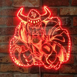 Minnesota Vikings NFL RGB LED Sign