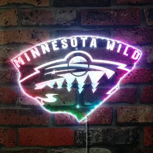 Minnesota Wild Logo RGB LED Sign