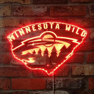 Minnesota Wild Logo RGB LED Sign