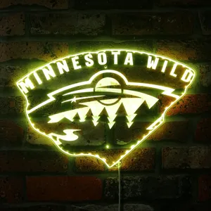 Minnesota Wild Logo RGB LED Sign