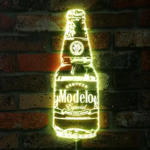 Modelo Cerveza Bottle Bottle RGB LED Sign