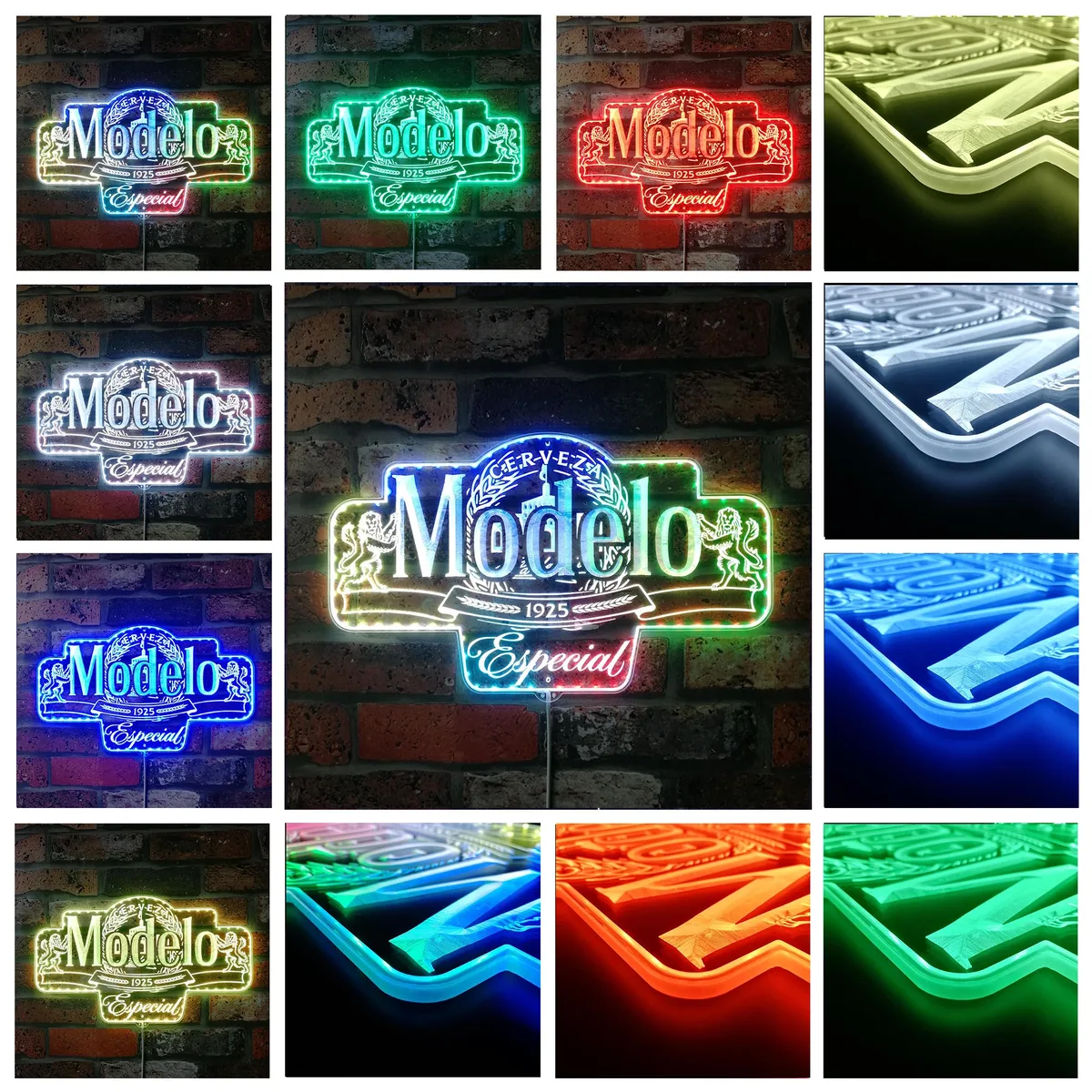 Modelo Especial Logo RGB LED Sign