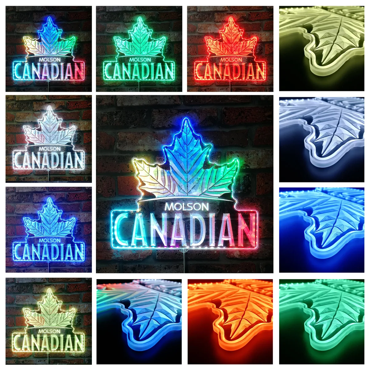 Molson Canadian Logo RGB LED Sign