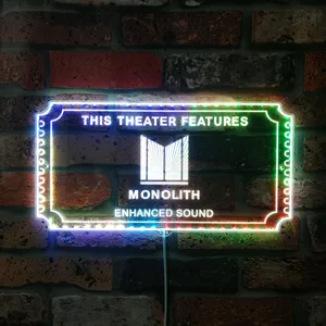 Monolith Theater Sign RGB LED Sign