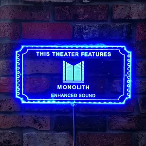 Monolith Theater Sign RGB LED Sign