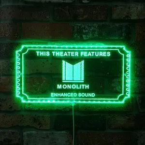 Monolith Theater Sign RGB LED Sign