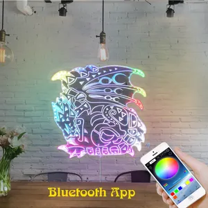 Monster Hunter World Rathalos RGB LED Sign