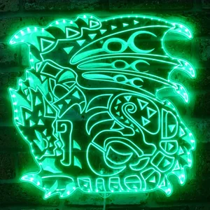 Monster Hunter World Rathalos RGB LED Sign
