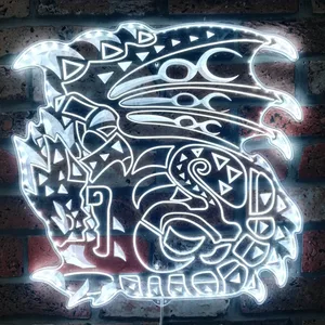 Monster Hunter World Rathalos RGB LED Sign