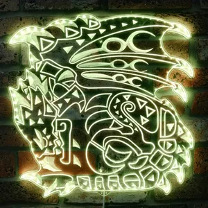 Monster Hunter World Rathalos RGB LED Sign