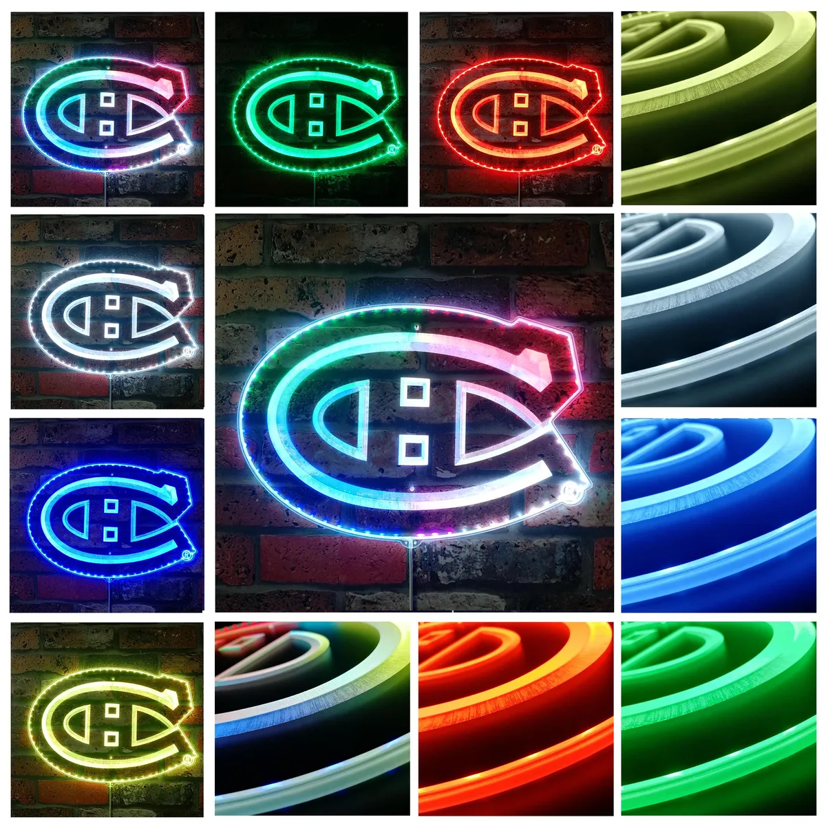 Montreal Canadiens Logo RGB LED Sign