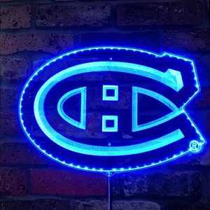 Montreal Canadiens Logo RGB LED Sign