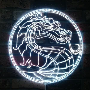 Mortal Kombat Dragon RGB LED Sign