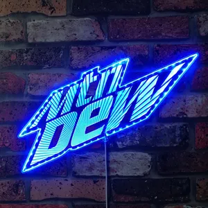 Mountain Dew Mtn Dew Logo RGB LED Sign
