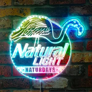 Natural Light Naturdays RGB LED Sign